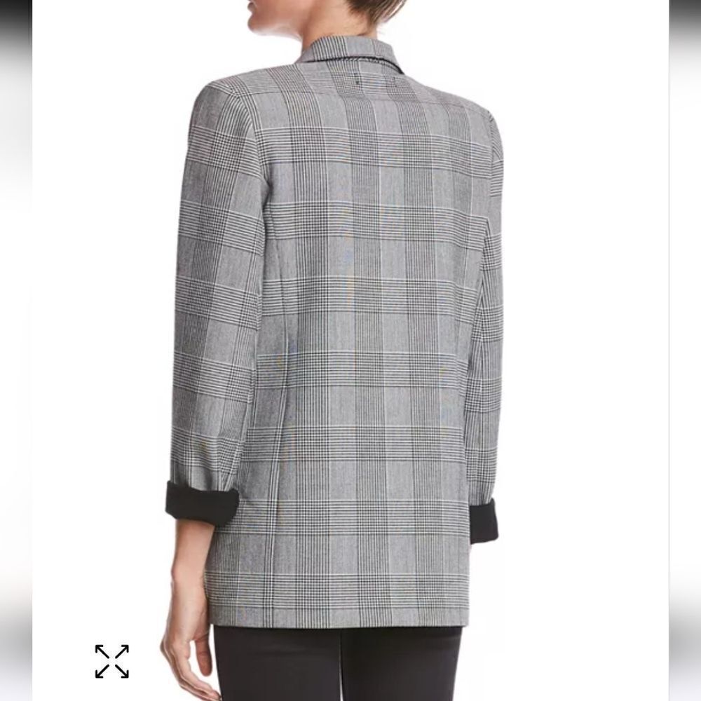 Bailey 44 Rough Around The Edges Plaid Boyfriend Blazer Size Medium - Picture 14 of 14